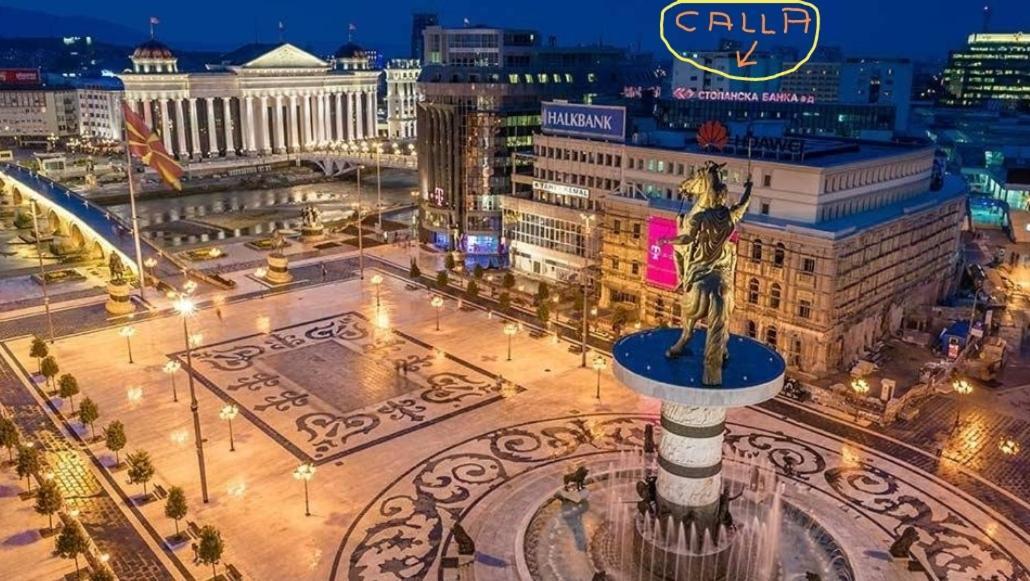 Calla 5 Apartment - Main Square, In The City Shopping Center - Parking Slot With Security And Video Camera Skopje Eksteriør billede